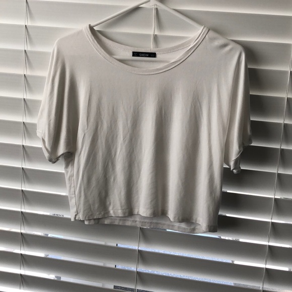 White Crop Top - Picture 2 of 3